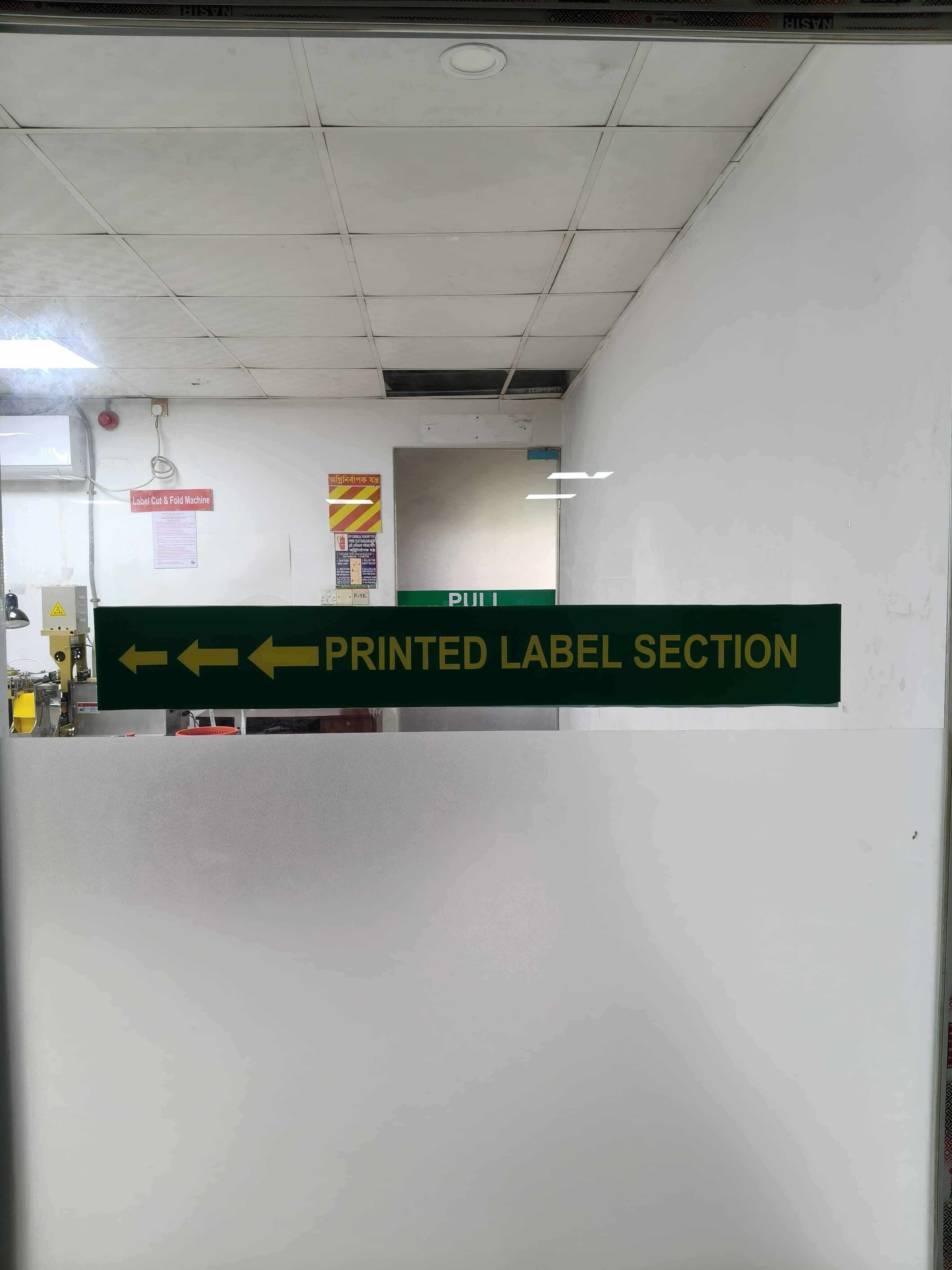 Printed Label - Image 1